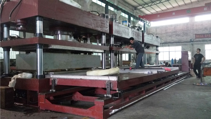 全自動熱壓成型液壓機生產(chǎn)線