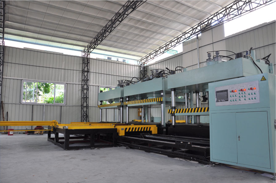 全自動熱壓成型液壓機生產(chǎn)線