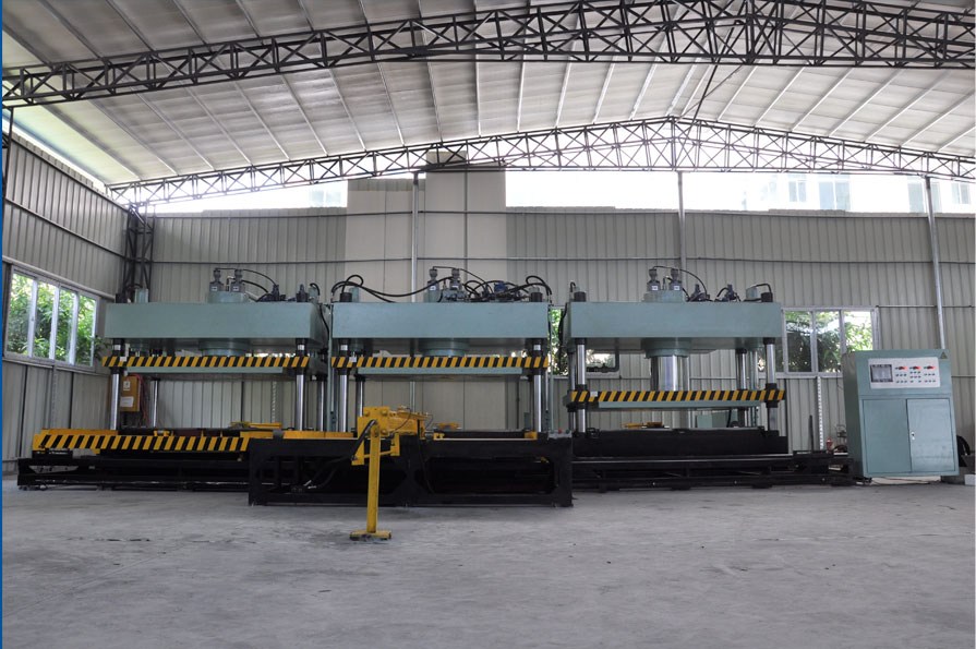 全自動熱壓成型液壓機生產(chǎn)線